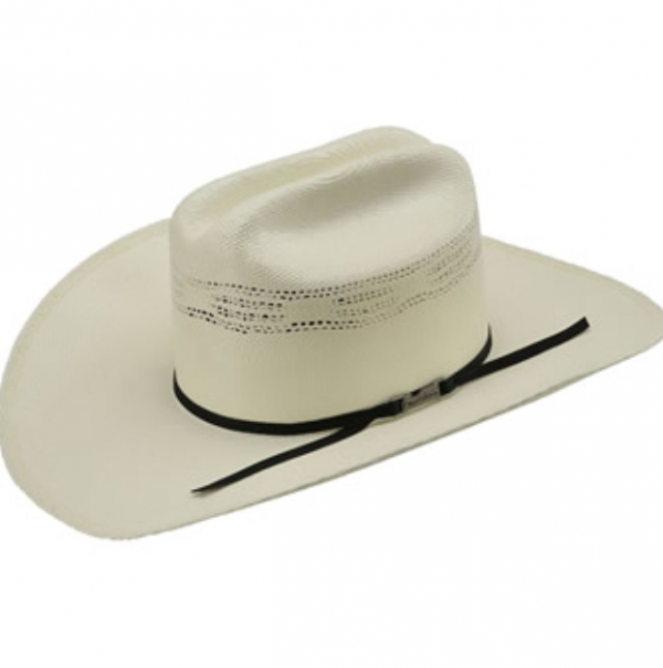 Topi Cowboy dengan Aksen Lebar di Tepiannya